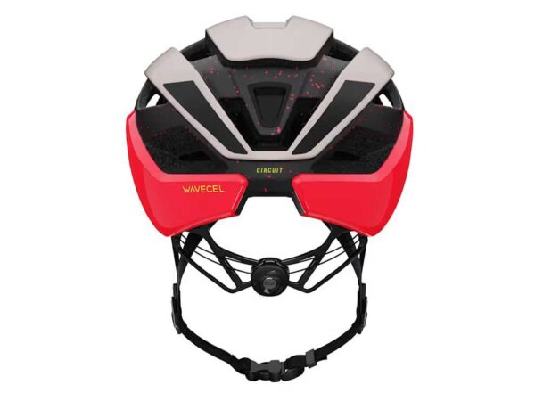 Kask rowerowy Trek Circuit Wavecel - biały/koralowy - obrazek 3