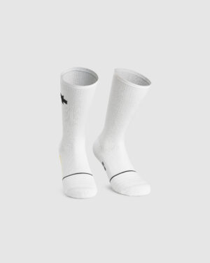 Skarpety rowerowe ASSOS EQUIPE spring fall SOCKS P1 Unisex White Series