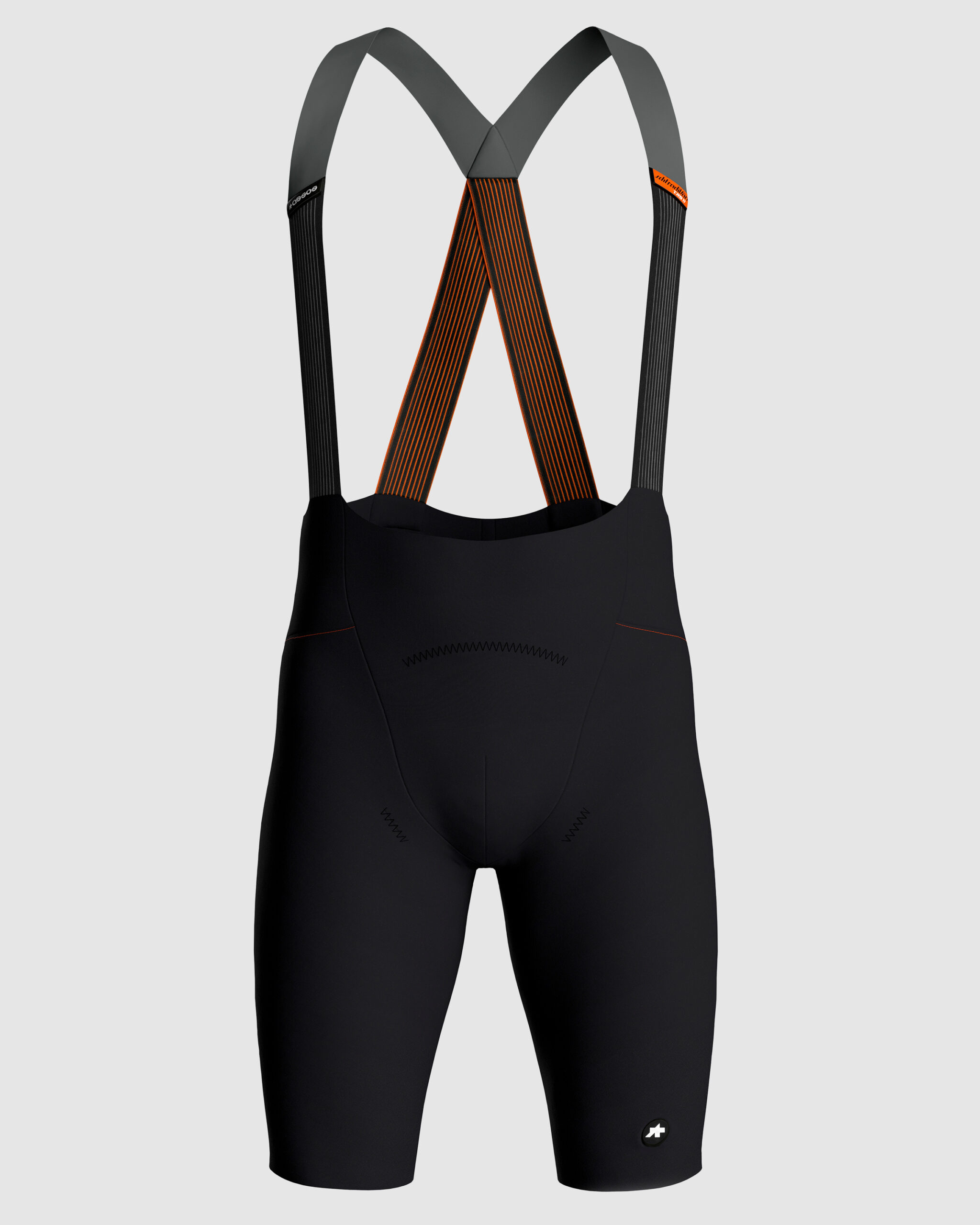 Spodenki rowerowe na szelkach ASSOS EQUIPE RS SCHTRADIVARI bib shorts S11 LONG Black Series