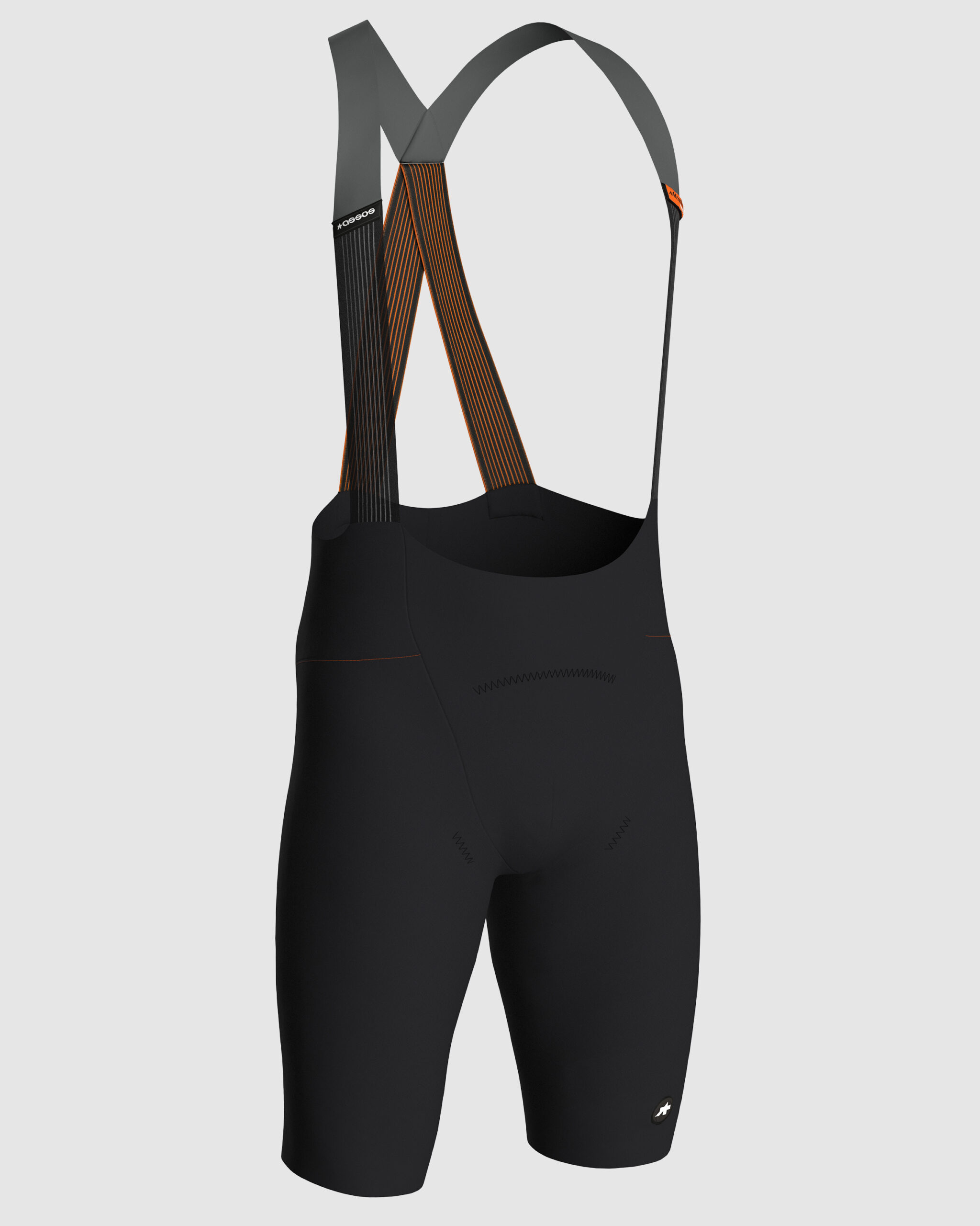 Spodenki rowerowe na szelkach ASSOS EQUIPE RS SCHTRADIVARI bib shorts S11 LONG Black Series