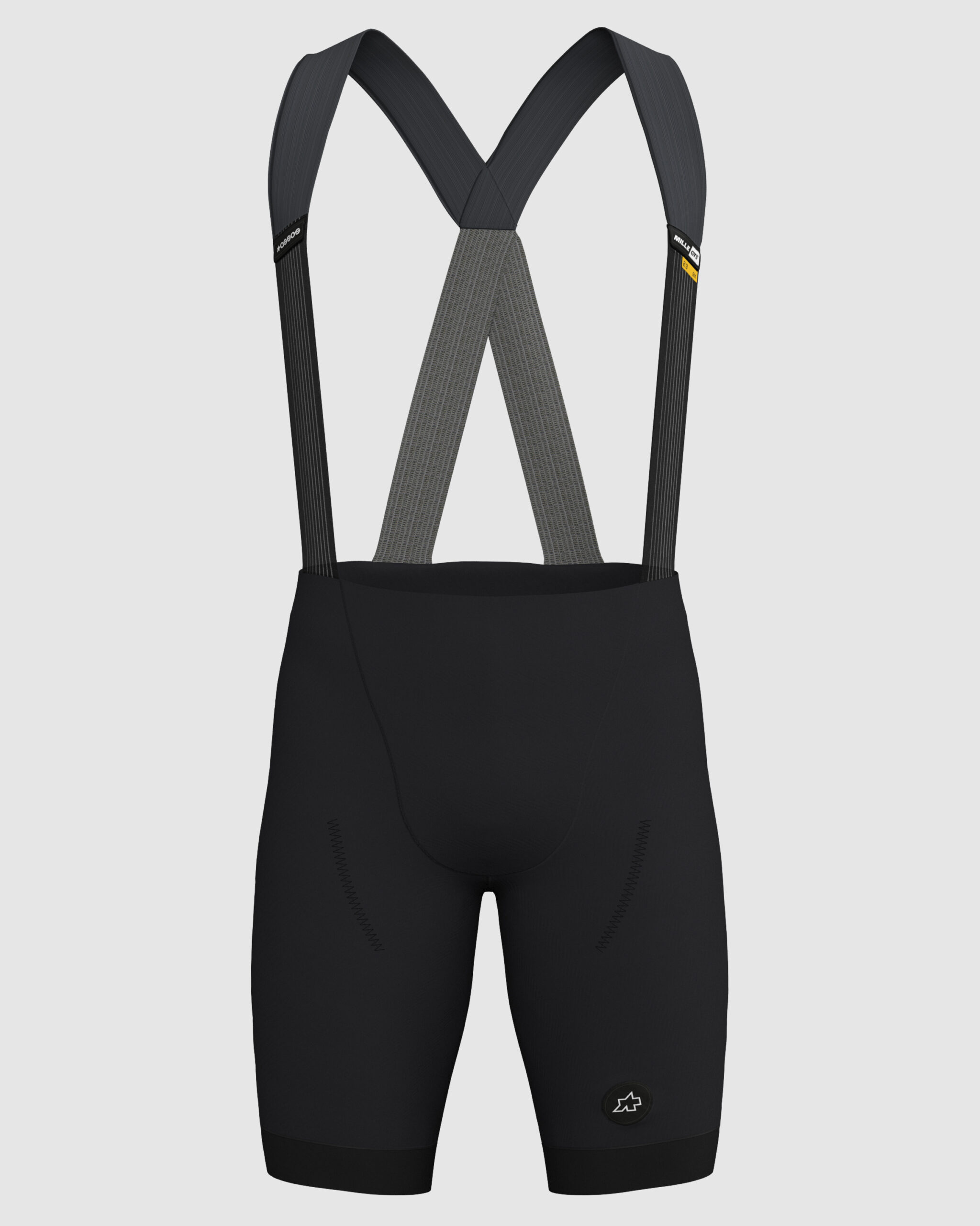 Spodenki rowerowe na szelkach ASSOS MILLE GTS SPRING FALL BIB SHORTS S11 Black Series