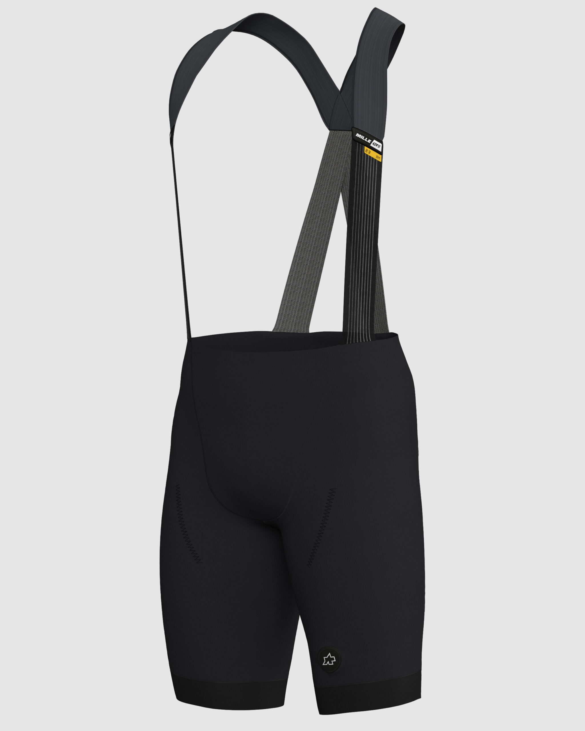 Spodenki rowerowe na szelkach ASSOS MILLE GTS SPRING FALL BIB SHORTS S11 Black Series