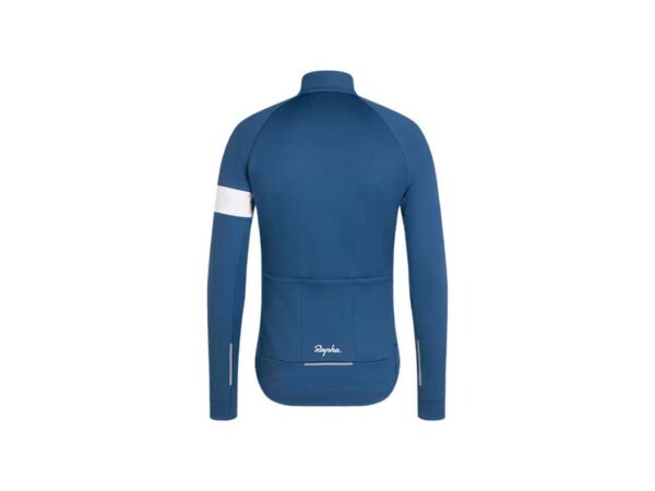 Męska zimowa kurtka rowerowa Rapha Core Winter niebieska
